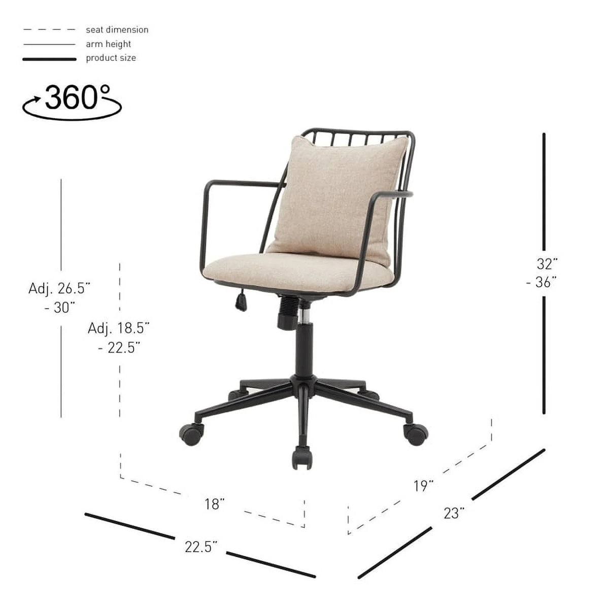 Fabric Office Chair V367