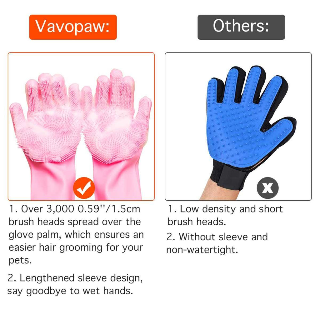 Pet Grooming Gloves A69210