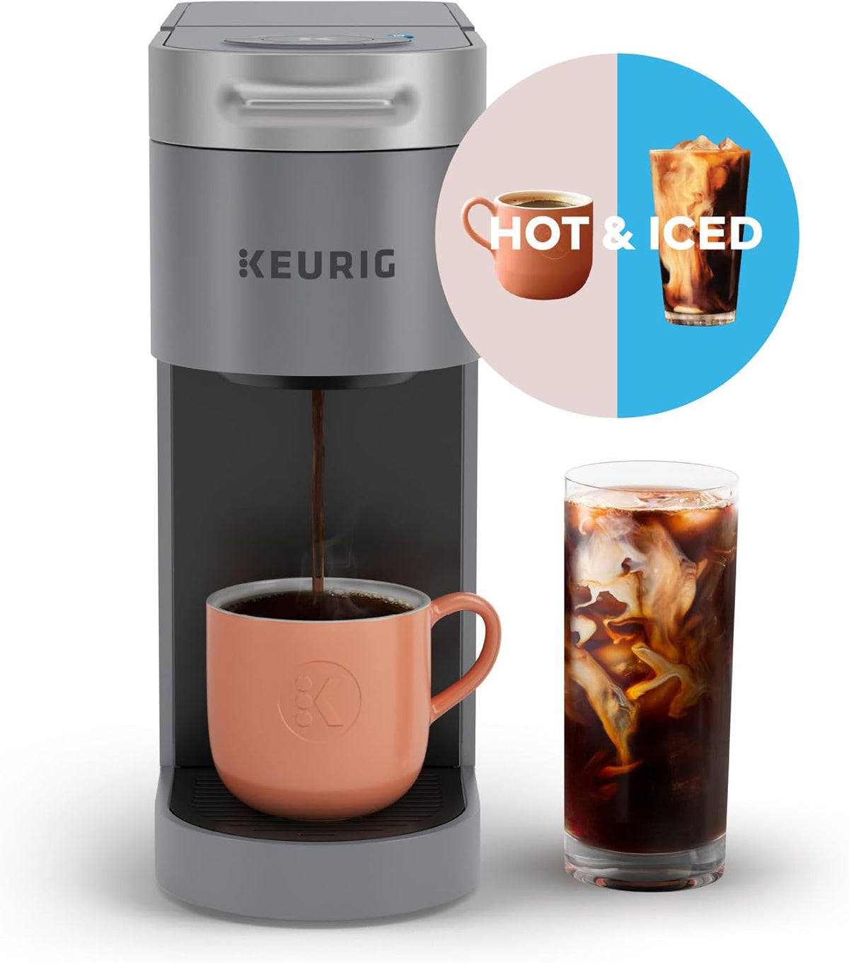 Gray Single Serve Coffee Maker S512