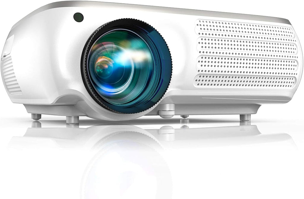 WiFi Bluetooth Full HD 7500 Lumen Mini Projector with Carrying Case C721111
