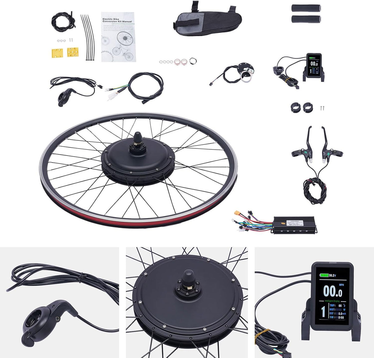 48V 1000W Front Wheel Electric Bicycle Motor Kit X37959