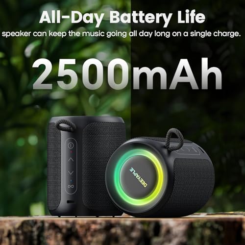 IP67 Waterproof Portable Bluetooth Speaker with Lights E973091