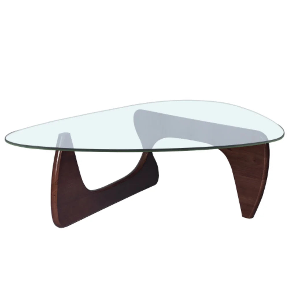 Modern Triangle Coffee Table Solid Wood Y37605