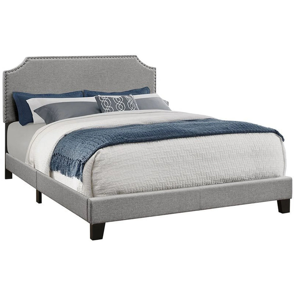 Queen Upholstered Platform Bed Frame Q46656