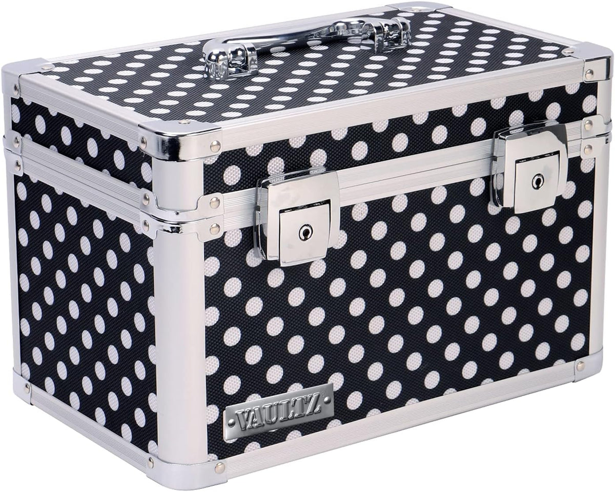 White Locking Storage Box with Mesh Pocket Z81597