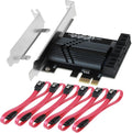 6 Port SATA III PCIe Controller Card J453431