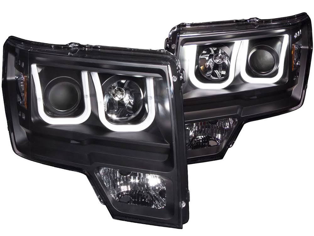 Black Halo Projector Headlights L358