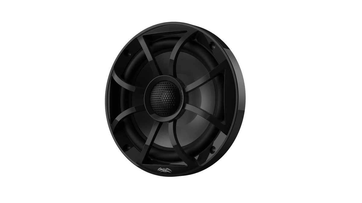 Marine AM/FM/BT Stereo with 6.5" Marine Coaxial Speakers, Black Grill X6008