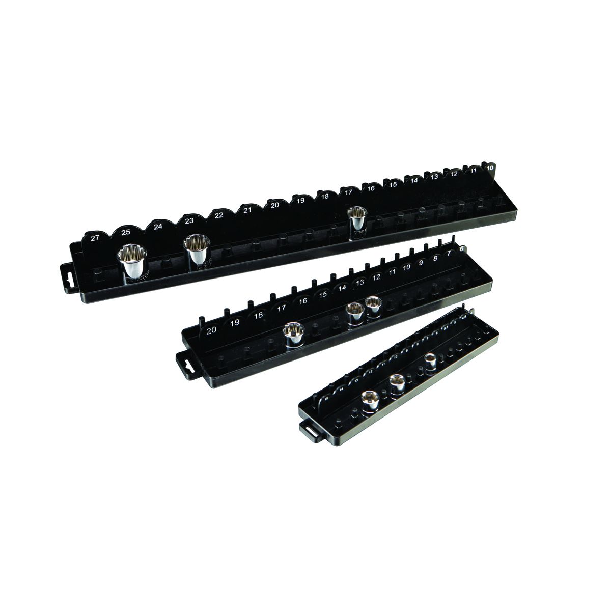 3 Piece Metric Socket Tray Organizer Q650