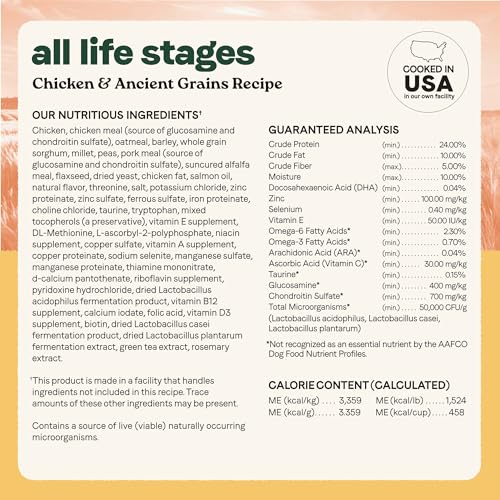 40 lbs Multi-Protein Dry Dog Food with Chicken, Turkey & Lamb Meals X8652
