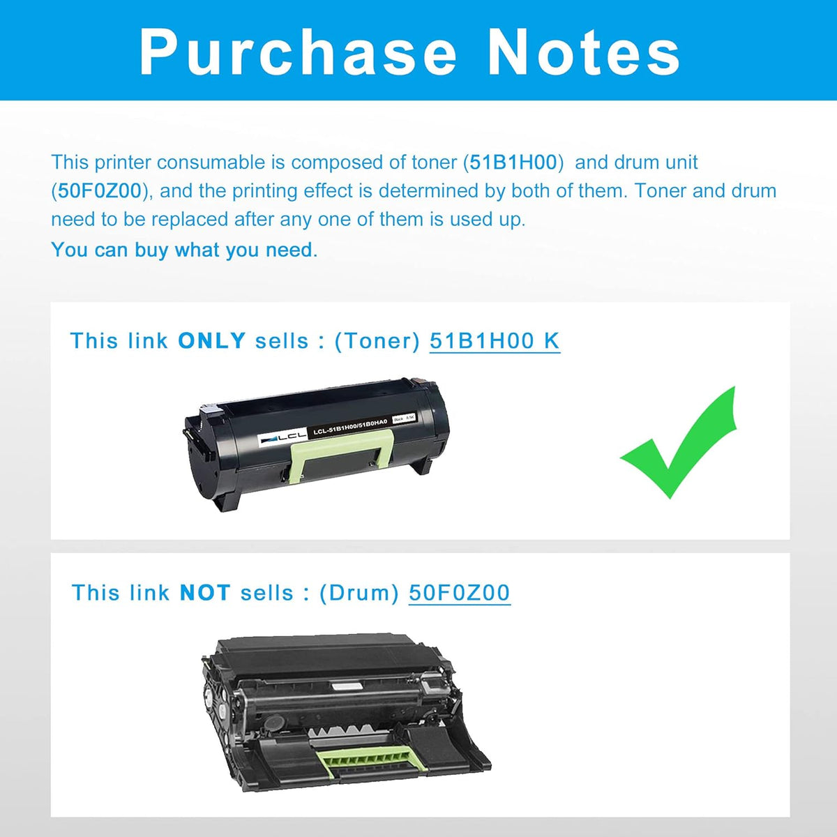 Black Toner Cartridge 1-Pack K12661