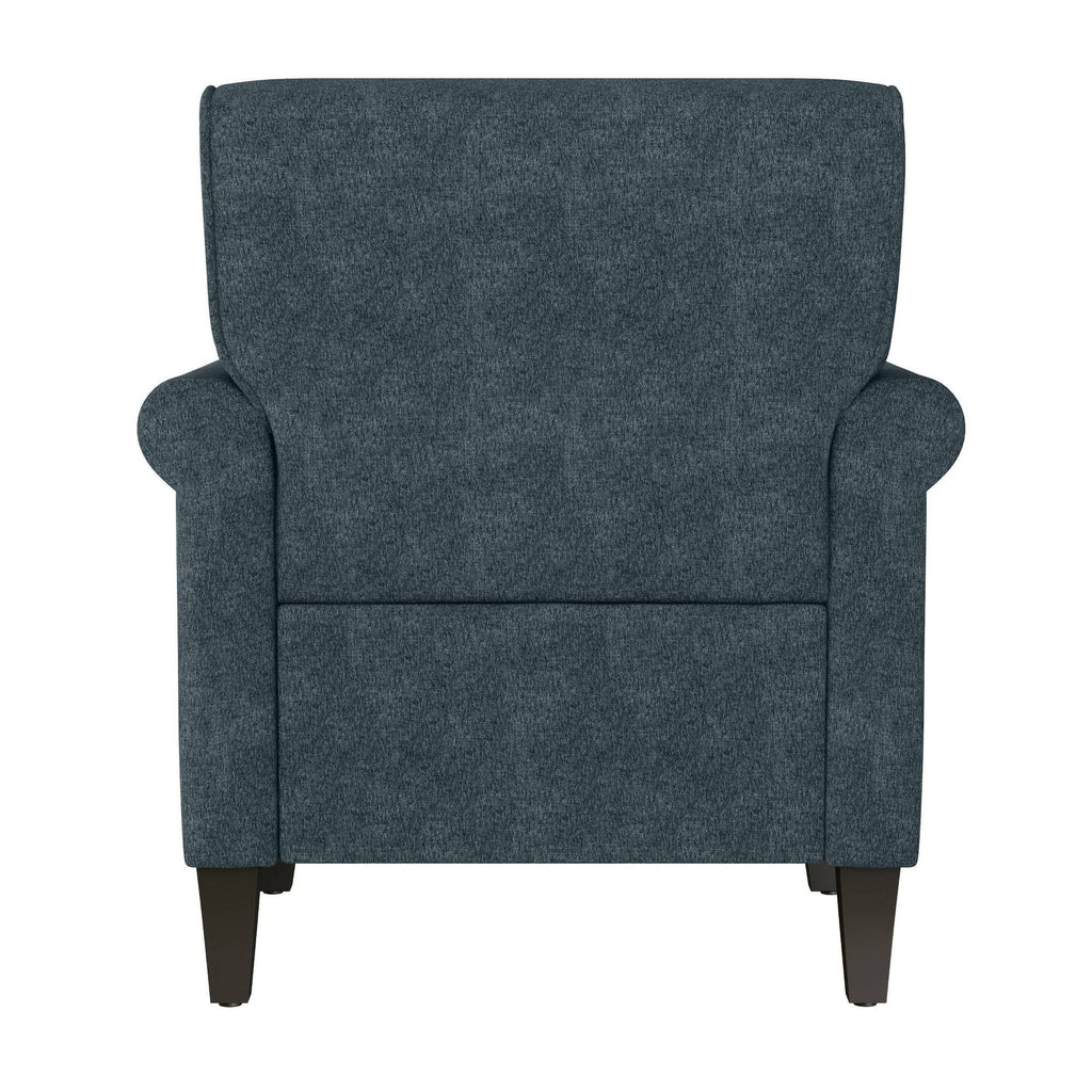 Blue Chenille Arm Chair A31833