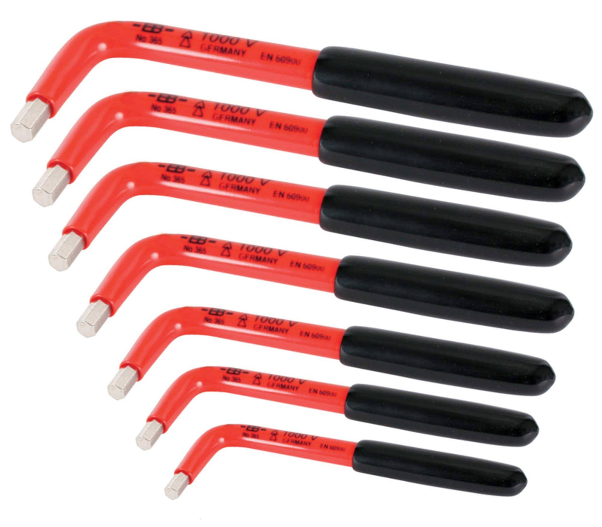 7 Piece Insulated Metric Hex L-Key Set O35920