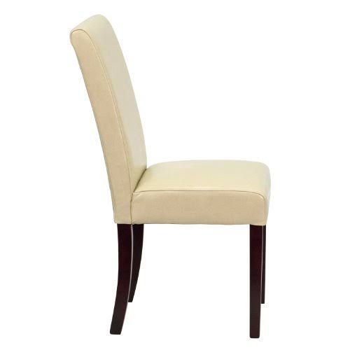 2 Pk. Ivory Leather Parsons Chair H157304