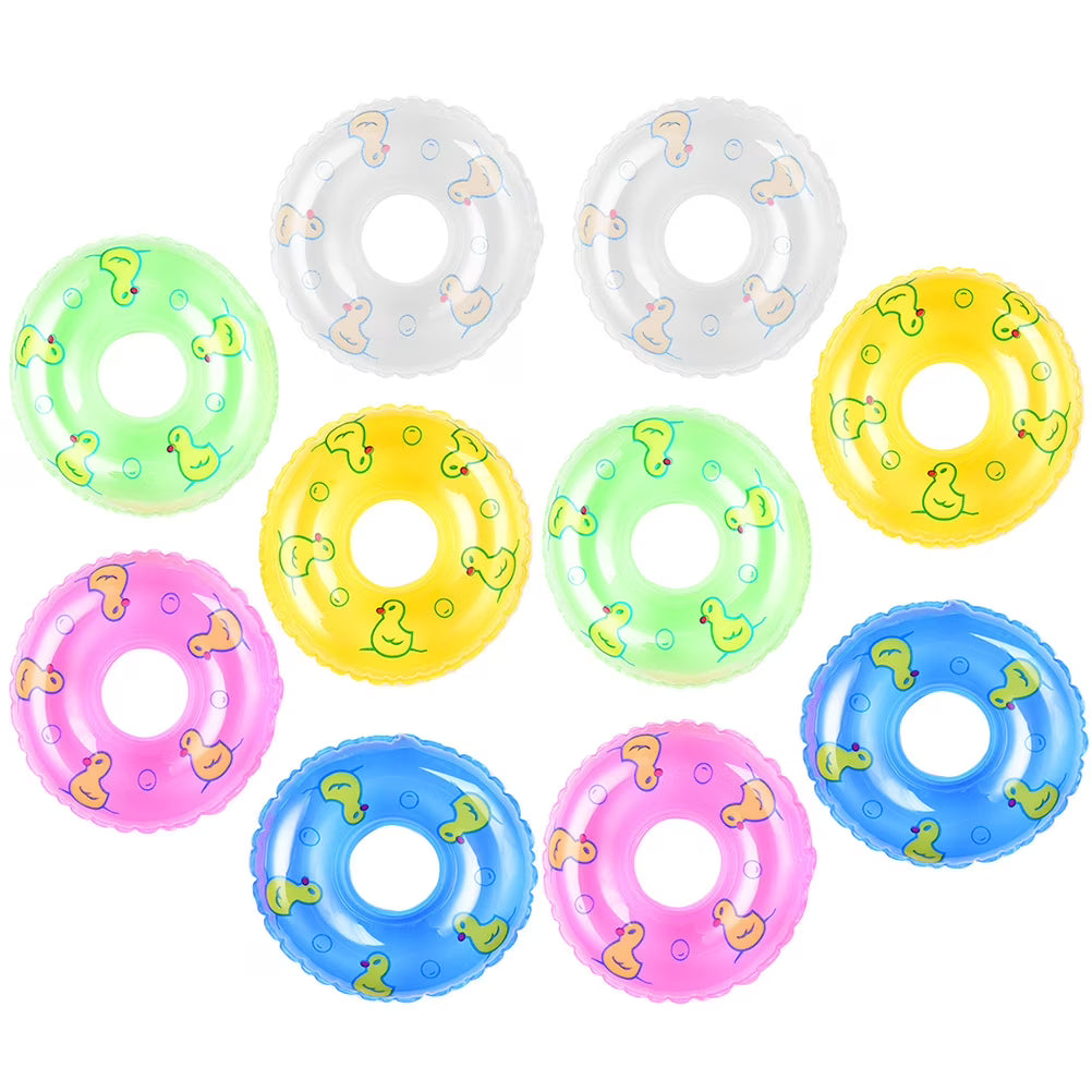 10pcs Inflatable Dolls Swim Rings Toys U503
