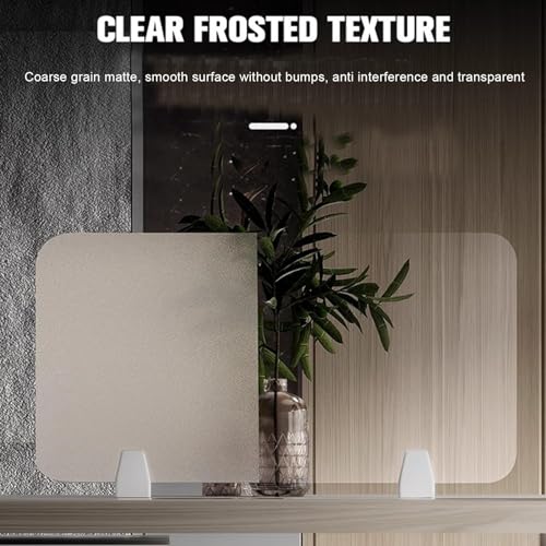 Acrylic Free Standing Privacy Screen, 80x30cm M928