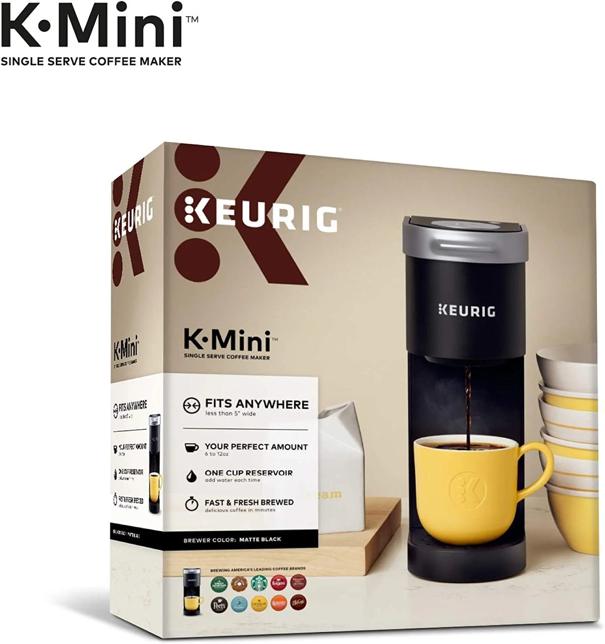 Single Serve K-Cup Pod Coffee Brewer, 6 to 12 oz. Brew Sizes Y8550