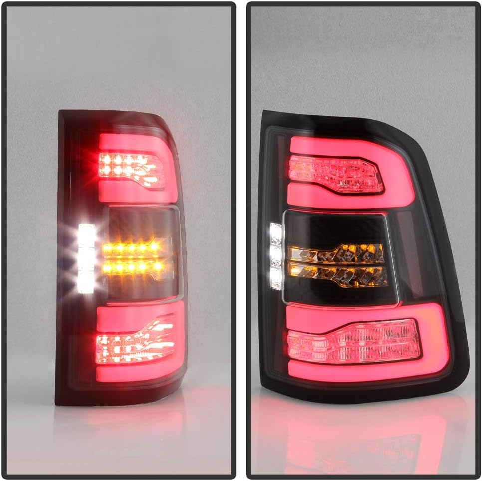 Black Full LED Tail Lights Left+Right C778