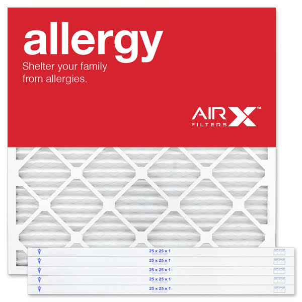 25x25x1 MERV 11 Pleated Air Filter, 12-pk I222
