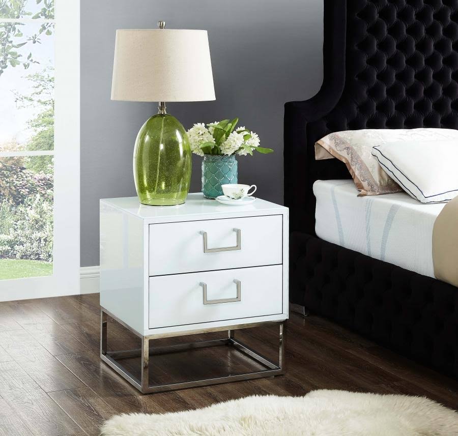 White Gold Nova Side Table K9349