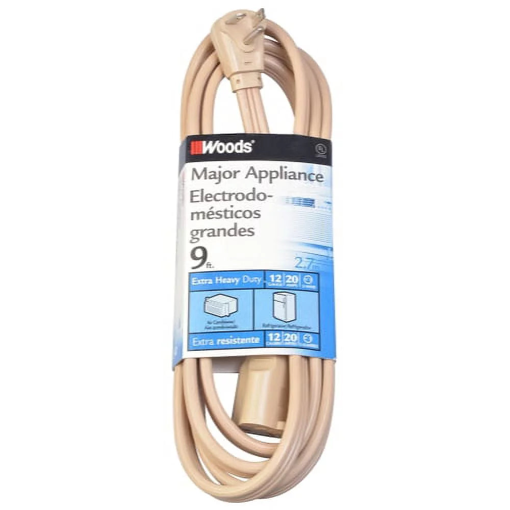 9' 12-Gauge 20-Amp Appliance Cord F632993