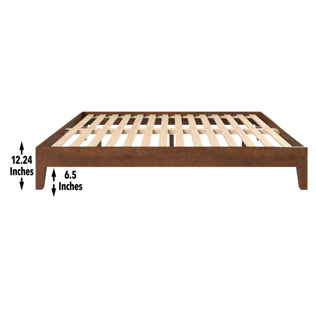 Natural Wood Platform Bed U203255