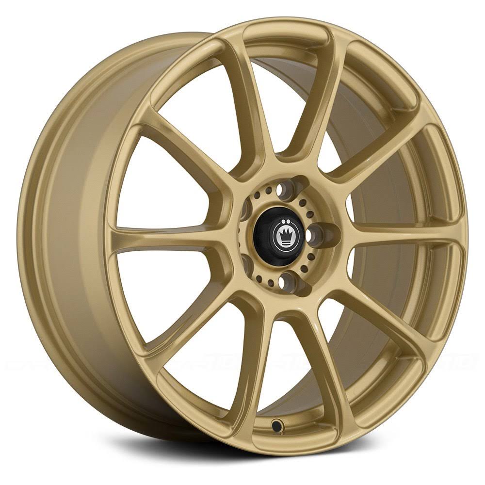17x7.5 4x100 Gold 45mm Offset Wheel C9131