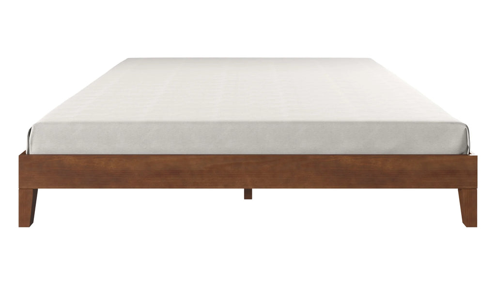 Natural Wood Platform Bed U203255