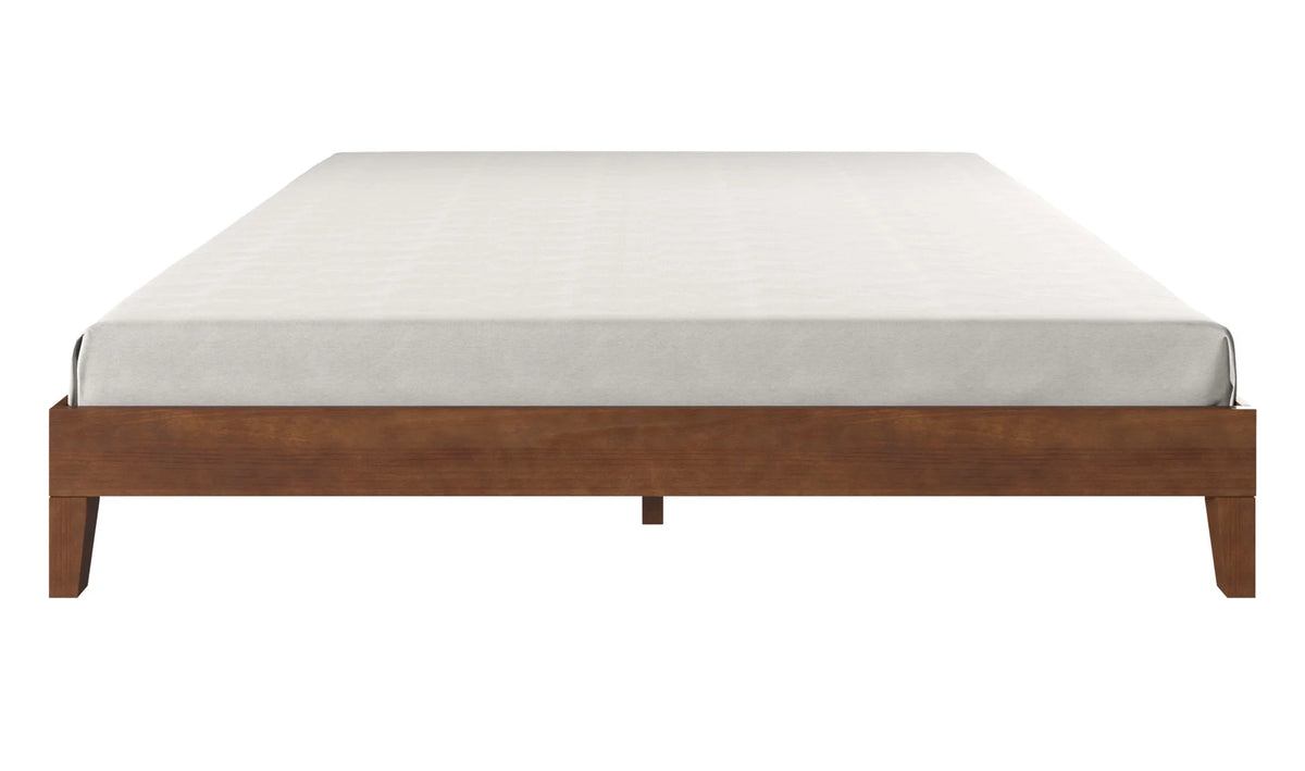 Natural Wood Platform Bed U203255