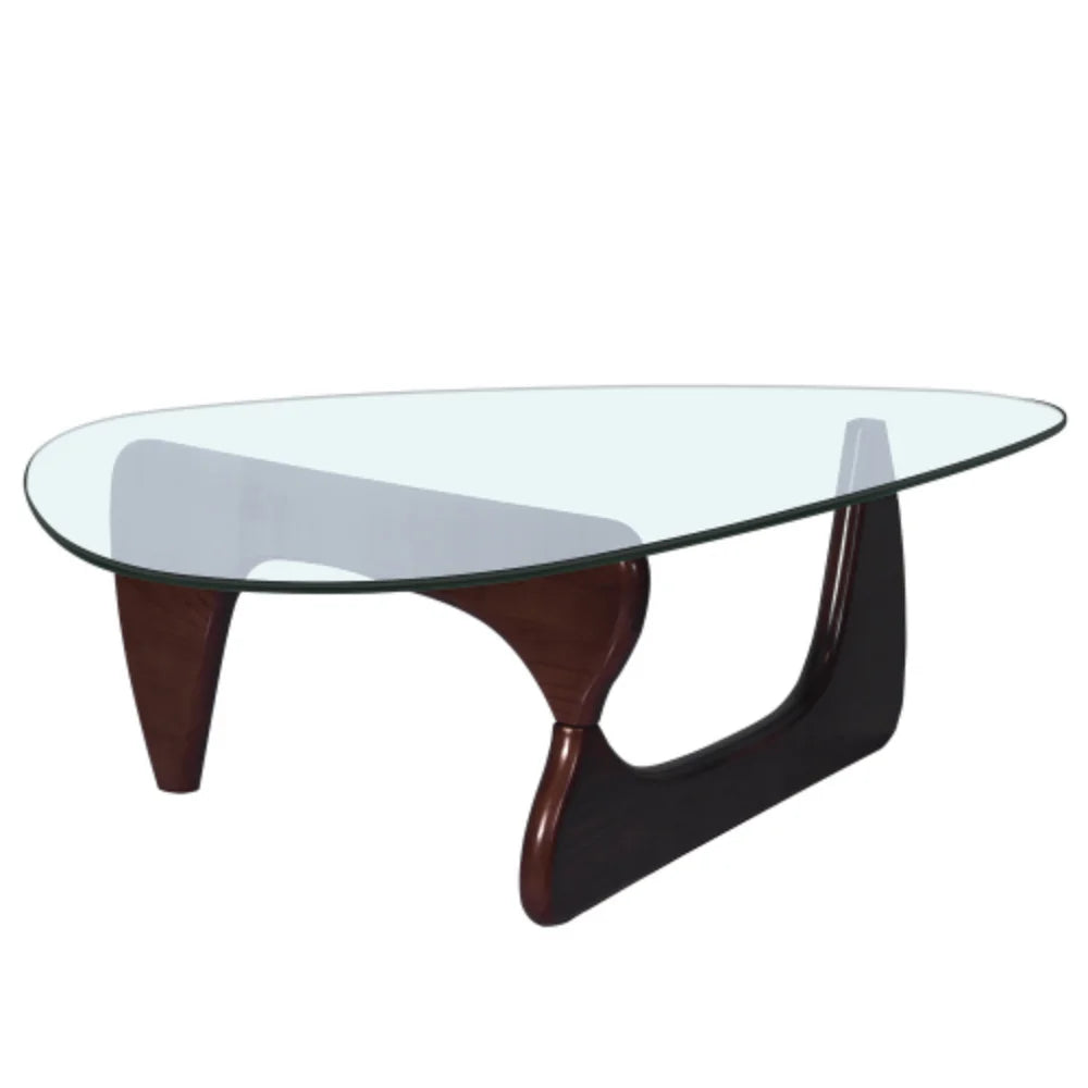 Modern Triangle Coffee Table Solid Wood Y37605