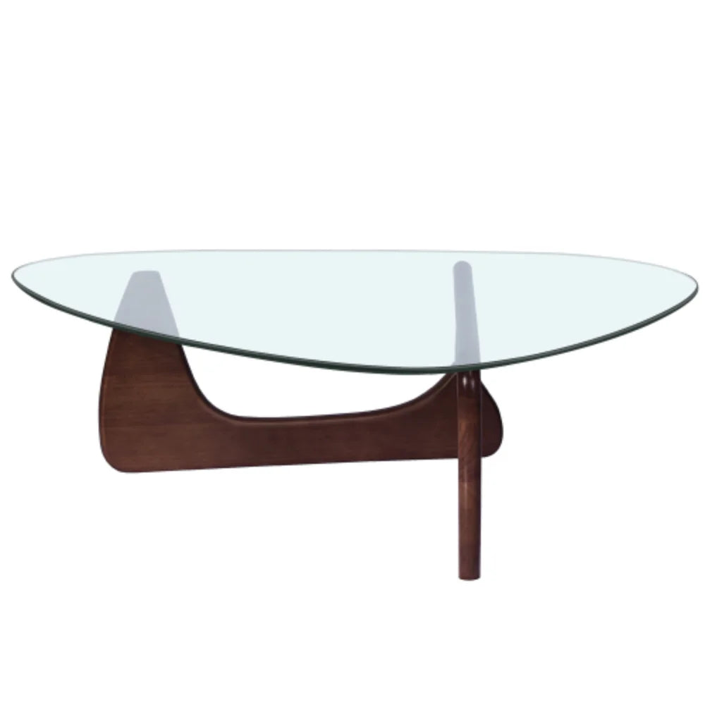 Modern Triangle Coffee Table Solid Wood Y37605
