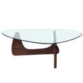 Modern Triangle Coffee Table Solid Wood Y37605