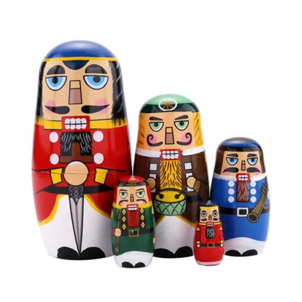 Nutcracker Nesting Dolls Set S536