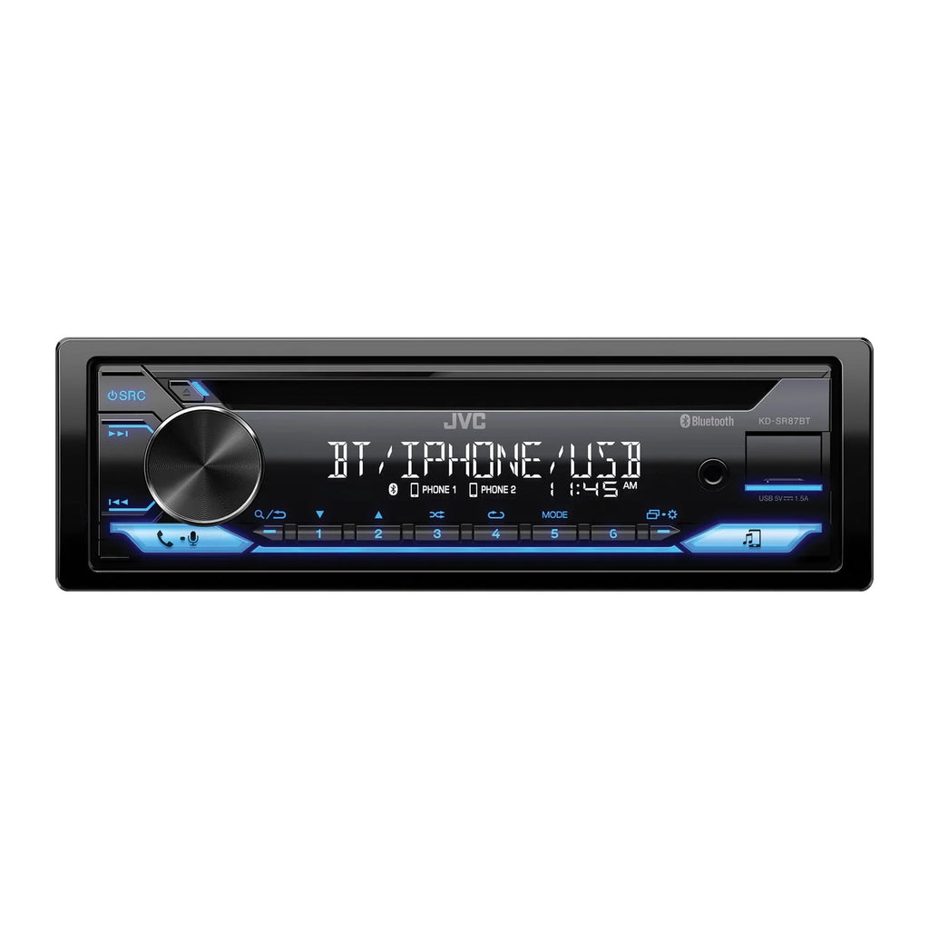 Single DIN Car Stereo CD Player with Bluetooth USB AM/FM Radio I9028