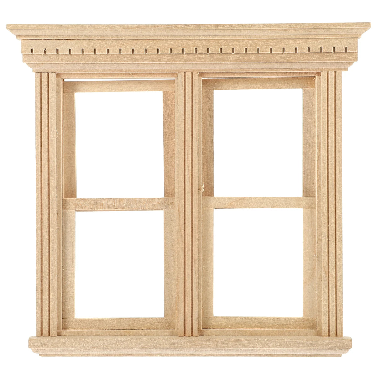 Wooden Doll House Mini Window Accessory J473256
