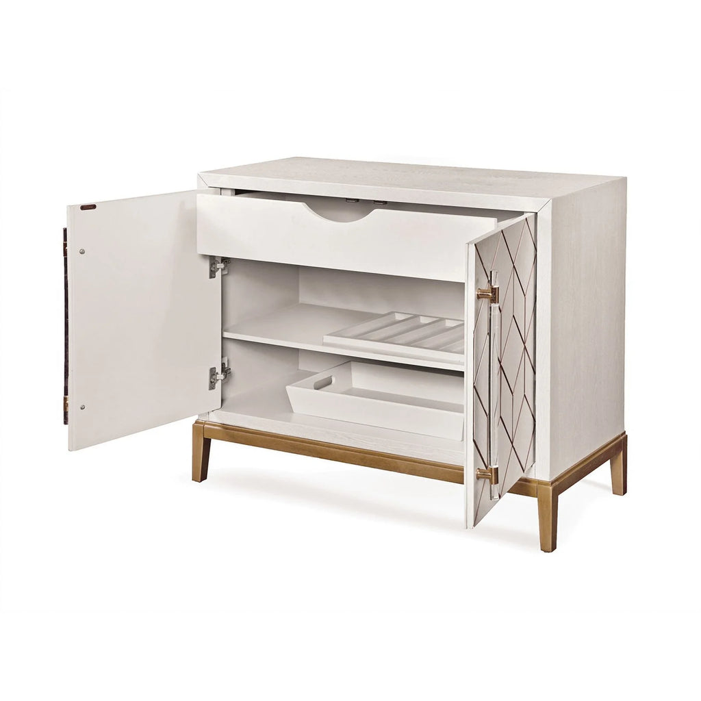 White Wood Bar Cabinet V695202
