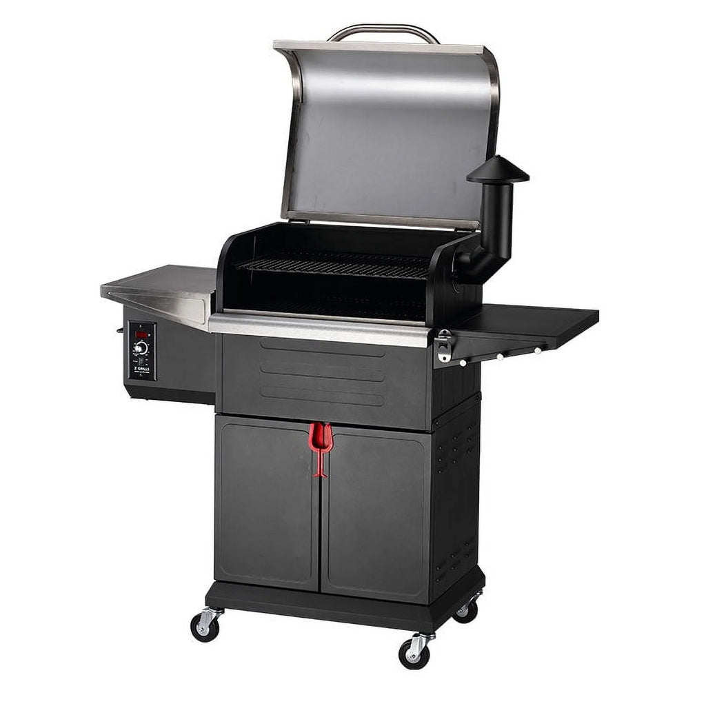 Wood Pellet Grill Smoker with Auto Temperature Control D68234