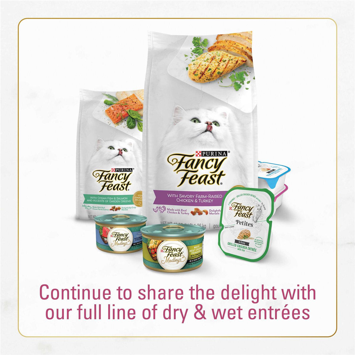 Dry Cat Food Filet Mignon Flavor with Seafood & Shrimp A272400