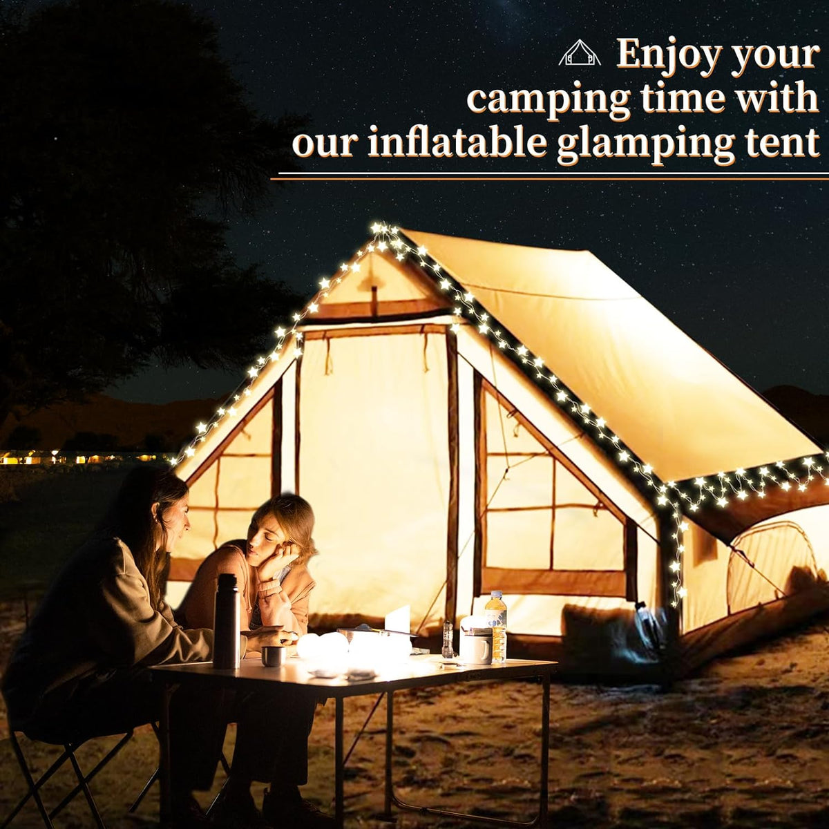 Large Inflatable Oxford Air Tent for 4-6 Persons U289884