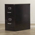 Black 2 Drawer Vertical Filing Cabinet W324570