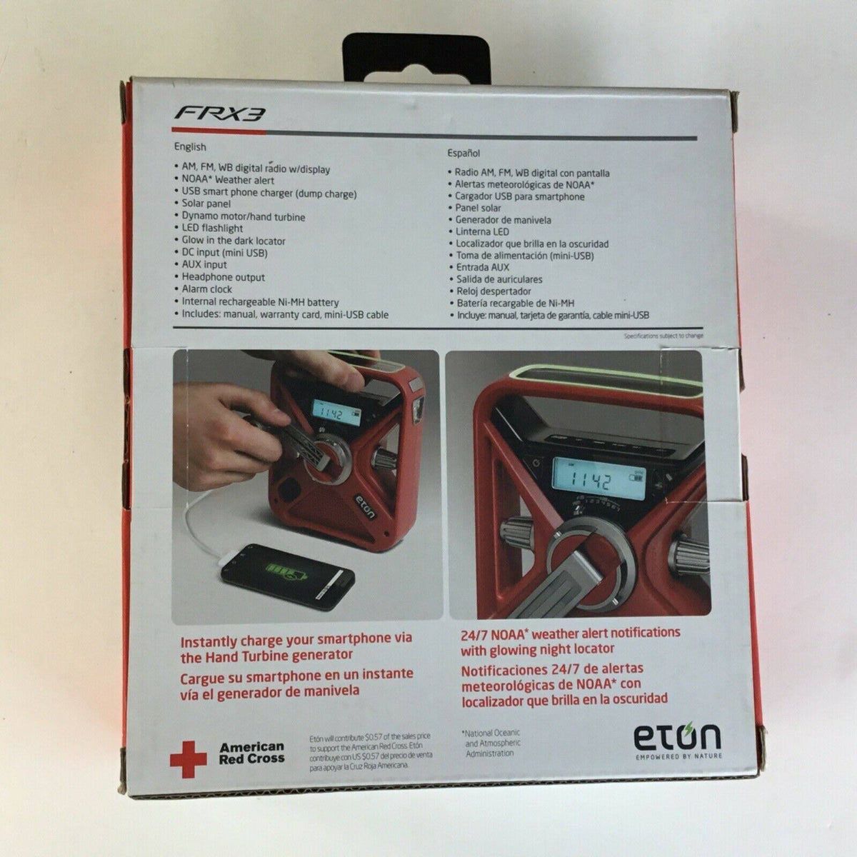 Frx3 Weather & Alert Radio H856