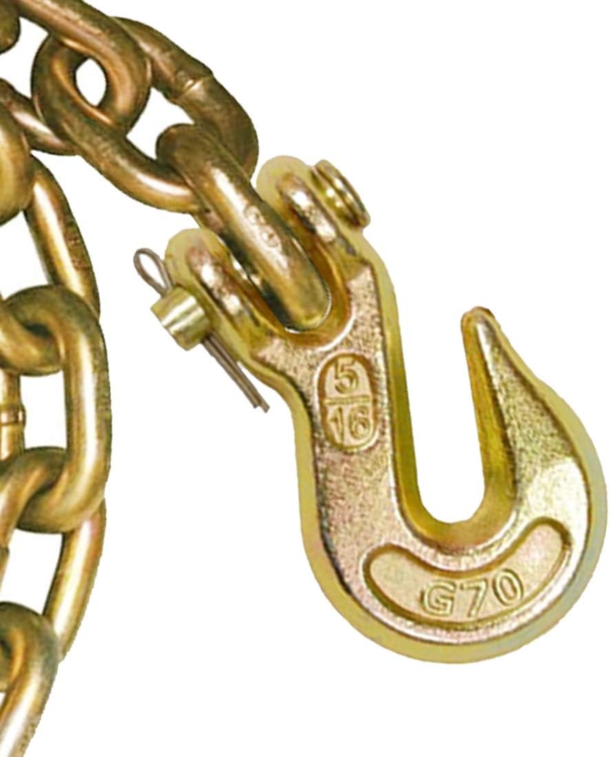 Grade 70 Tow Chain 10 Foot Pack of 2 O2709
