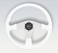 Corse Steering Wheel with White PVC Grip C125