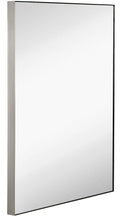 Brushed Metal Wall Mirror 22" x 30" E34148