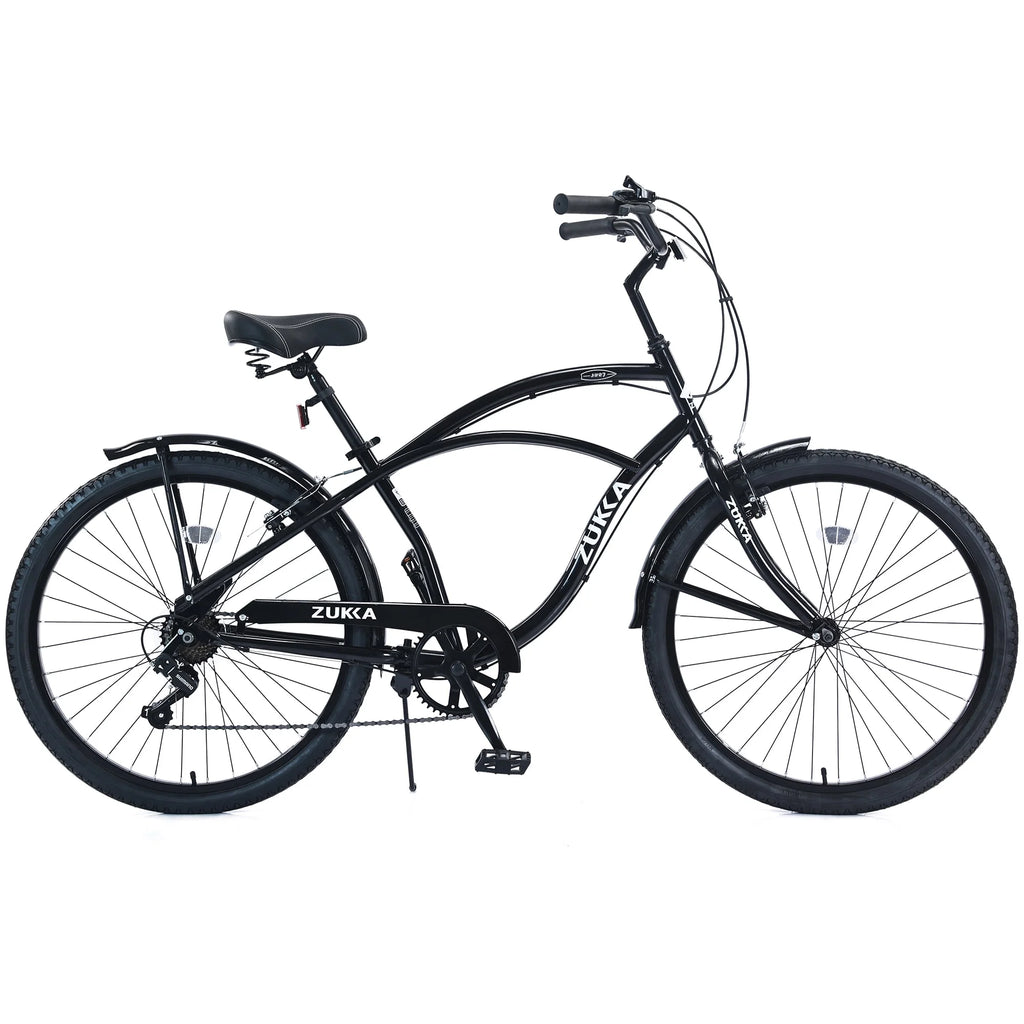 Mint Green 7 Speed Steel Frame Beach Cruiser Bike T2652
