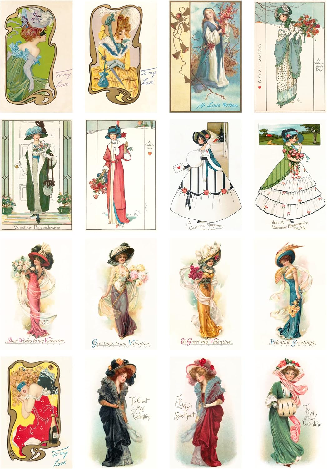 21 Sheets Decoupage Paper Pack J697