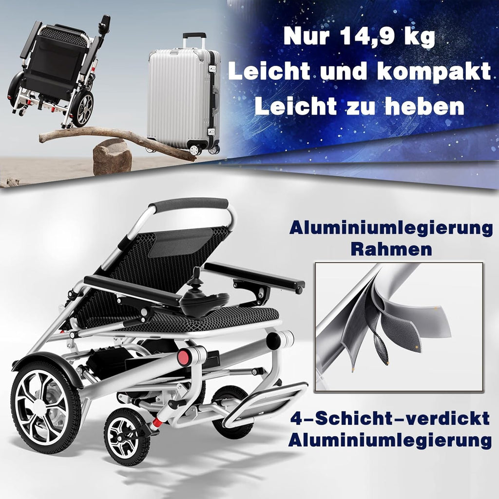 Lightweight Foldable Electric Wheelchair O790