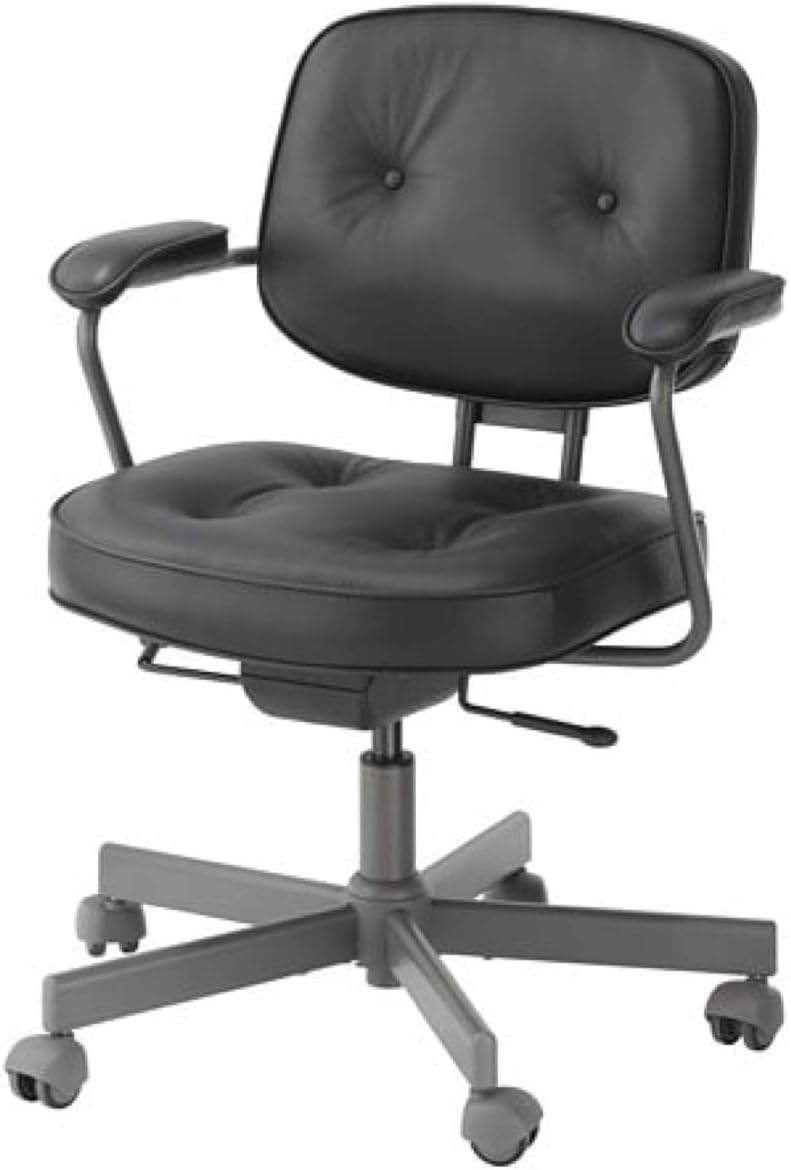 Glose Black Swivel Chair V368725