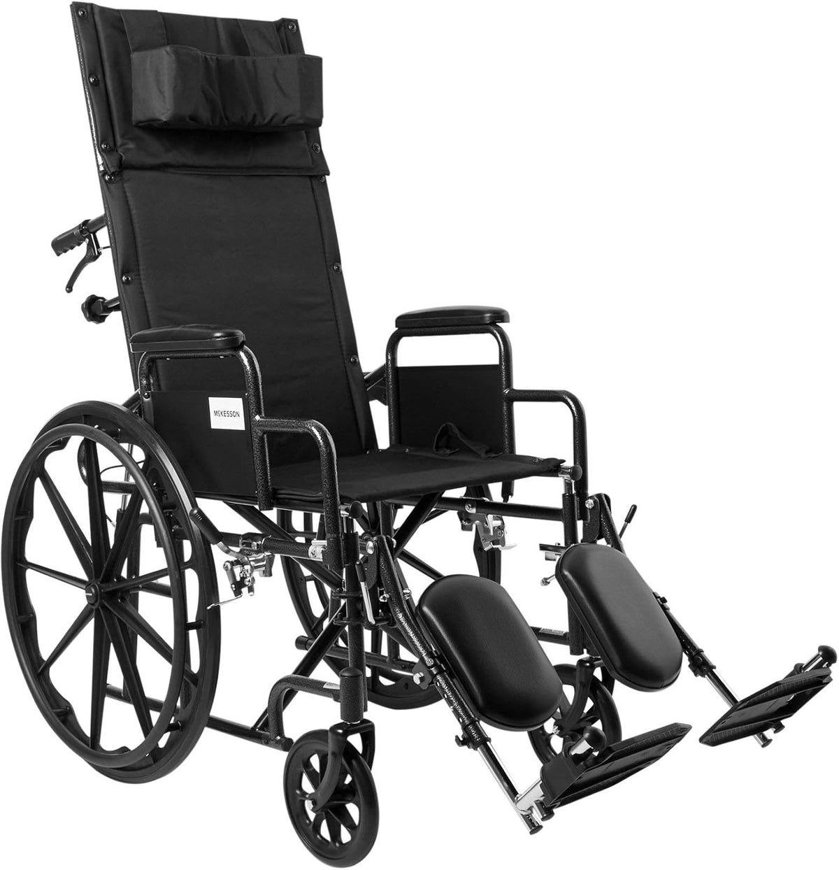 Reclining Wheelchair with Detachable Desk Arms, 18" Seat Width, 300 Lbs. Capacity D65359