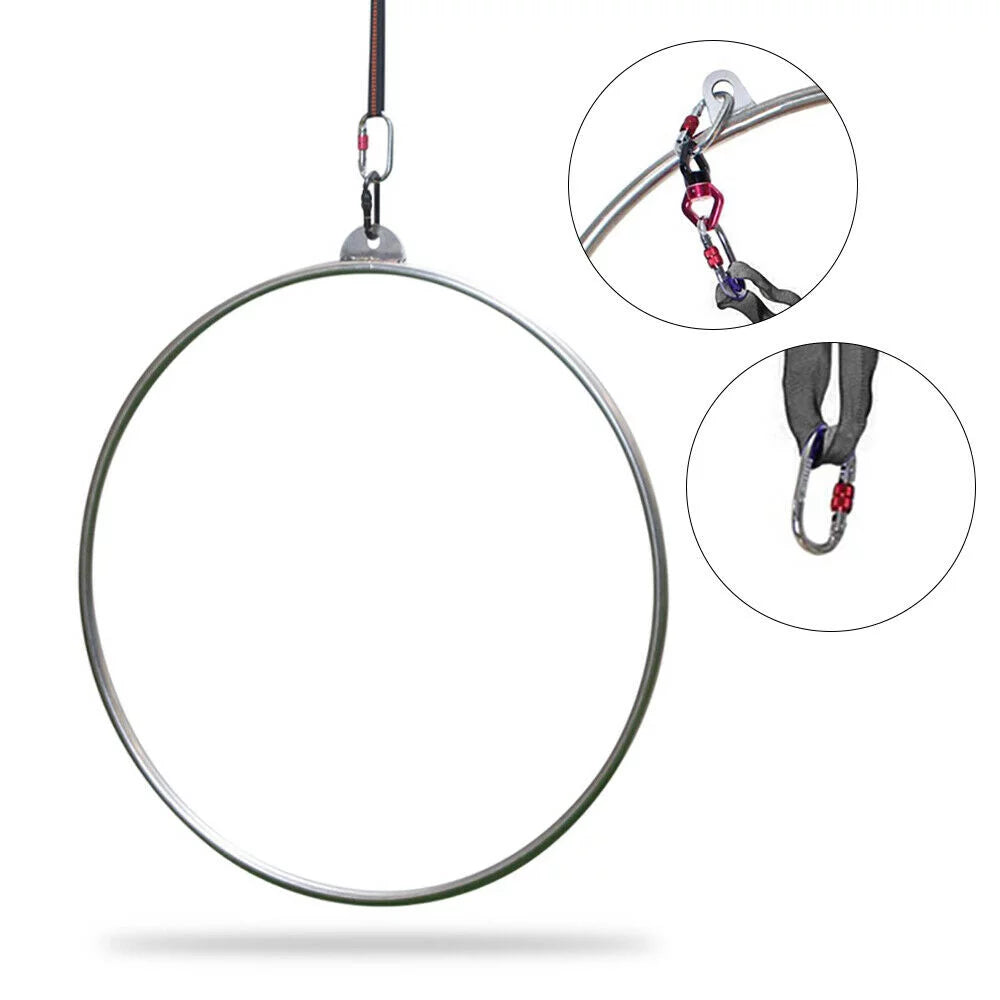 33.5" Yoga Ring Aerial Lyra Hoop Gymnastic Equipment V60514